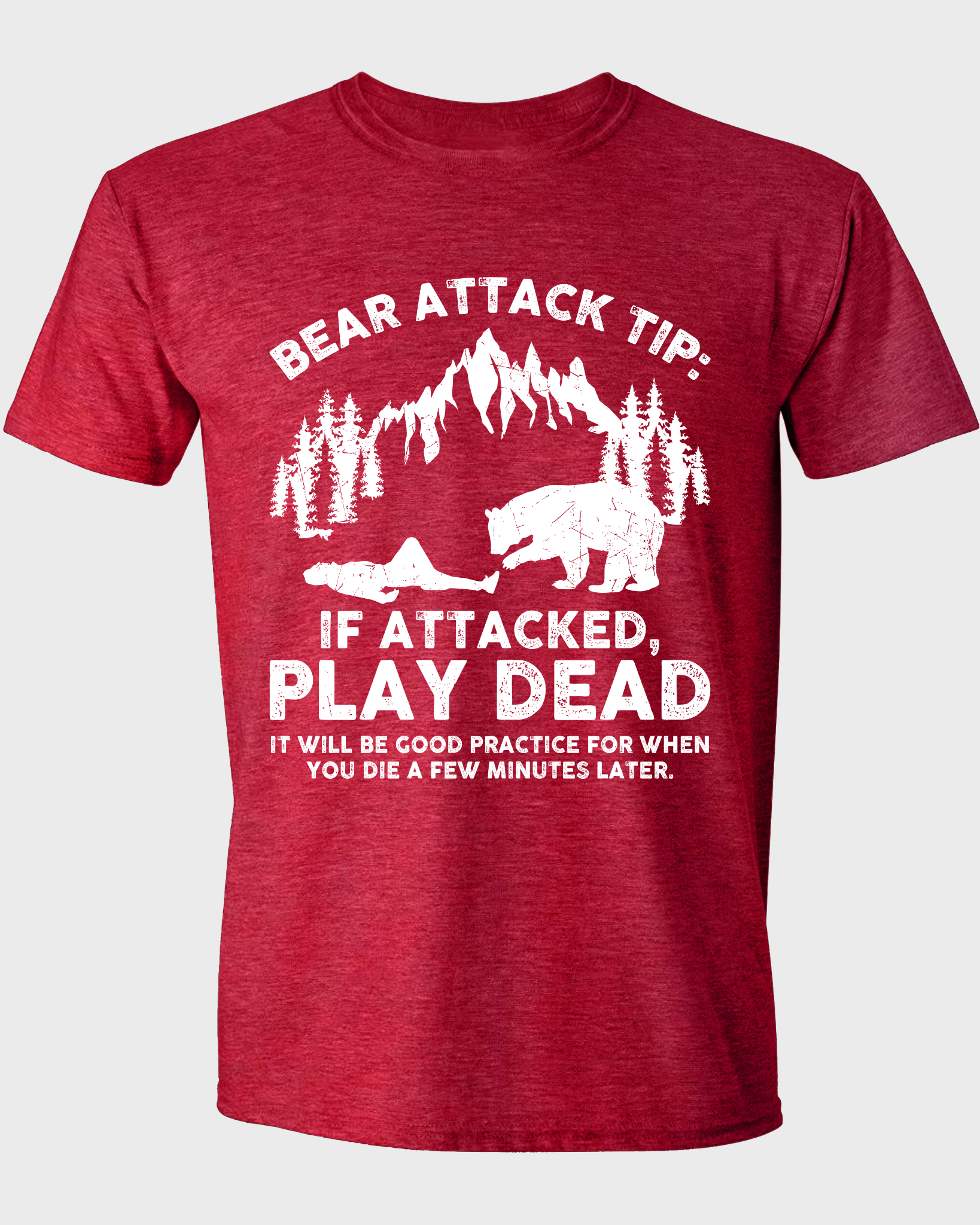 BEAR ATTACK TIP: IF ATTACKED PLAY DEAD