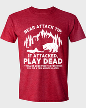 BEAR ATTACK TIP: IF ATTACKED PLAY DEAD