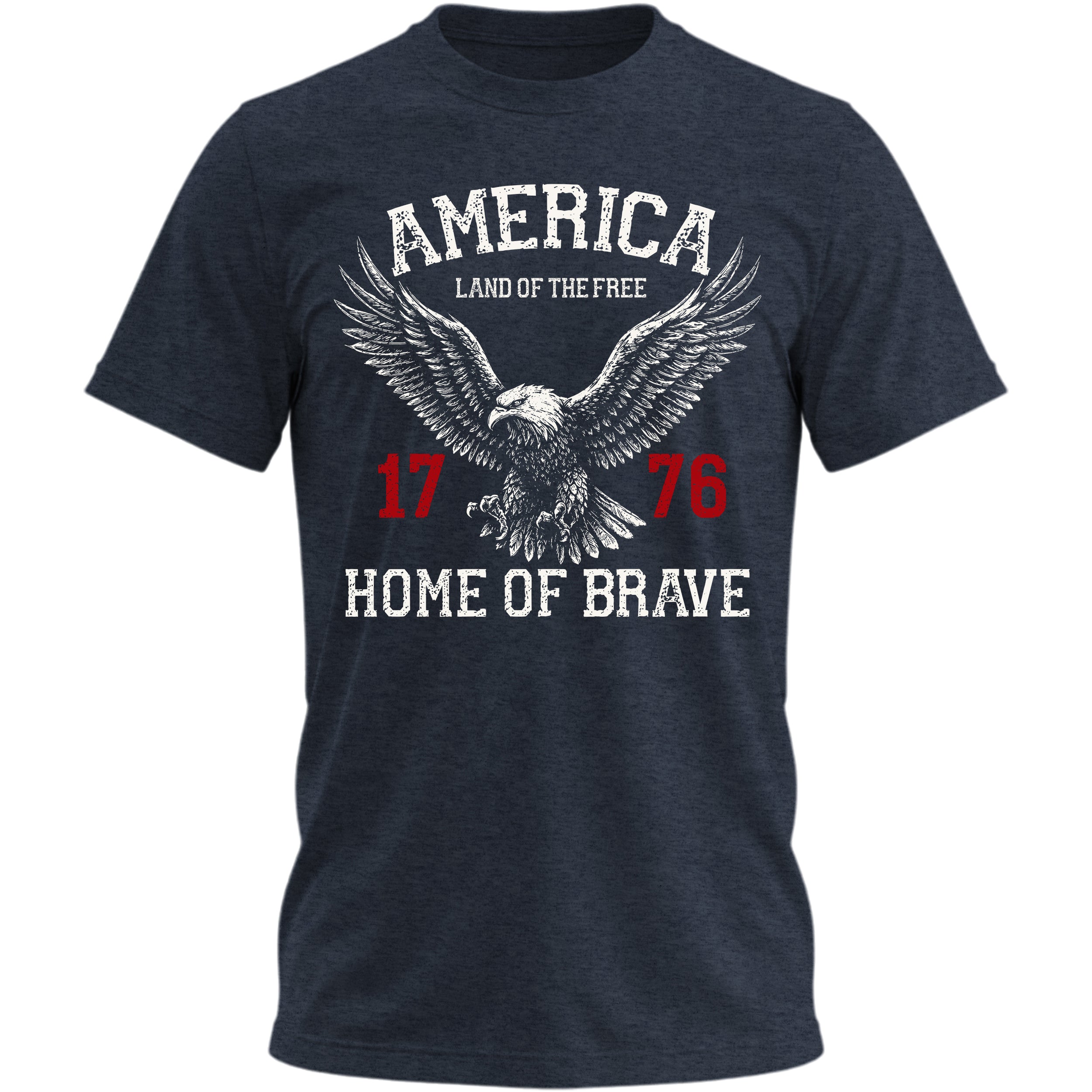 AMERICA LAND OF THE FREE HOME OF THE BRAVE