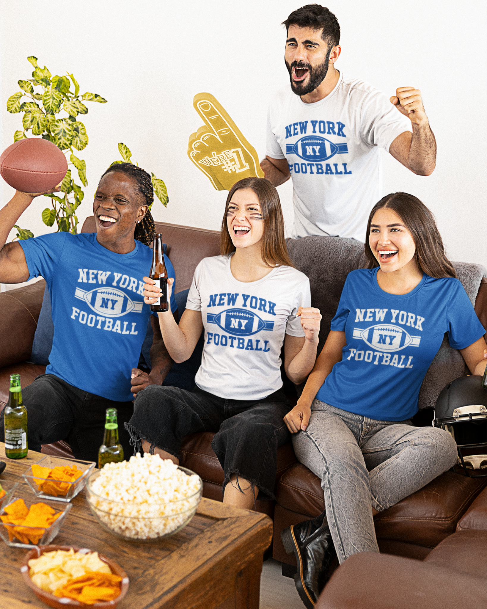New York Football Team Blue