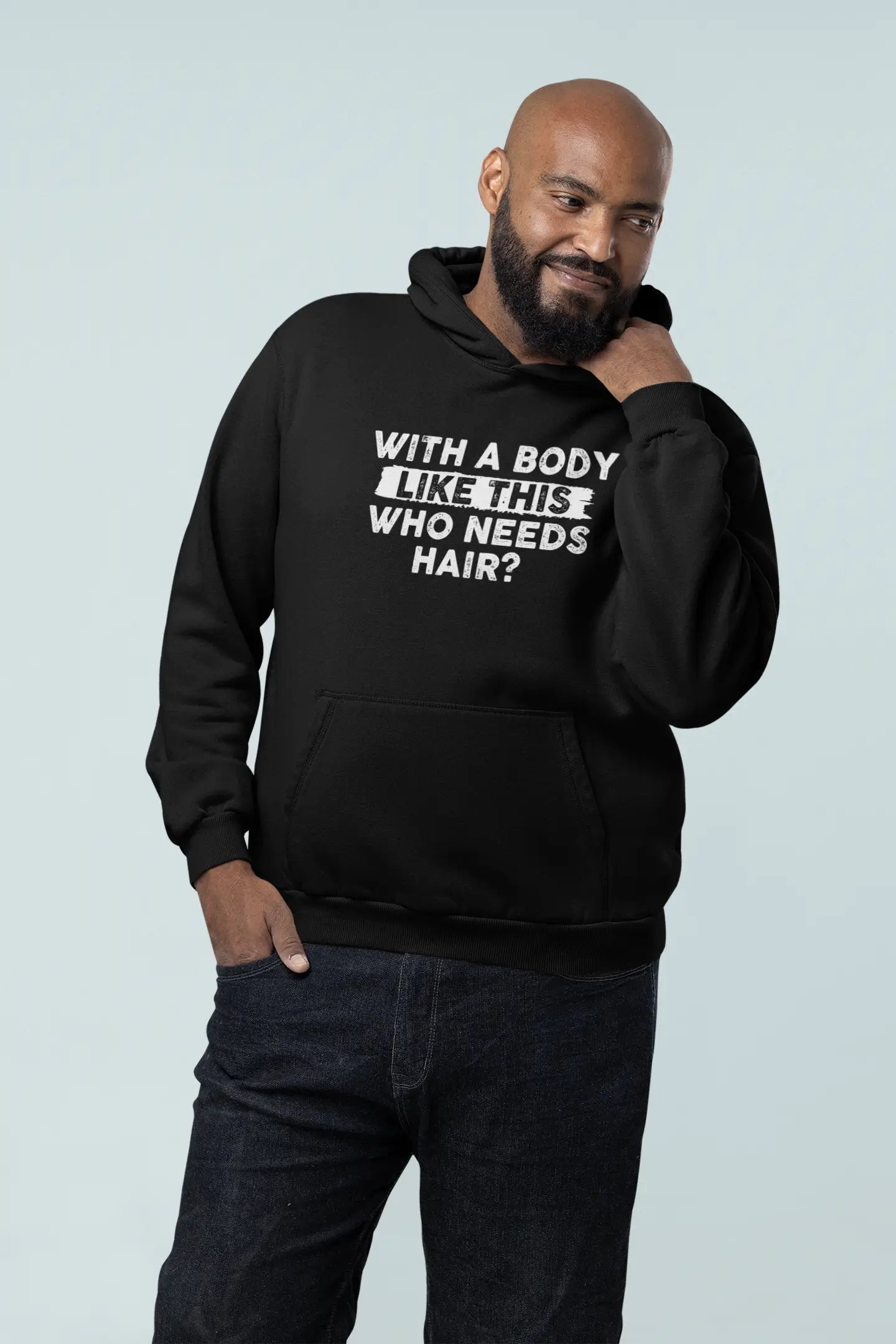 With a body like this who needs hair?
