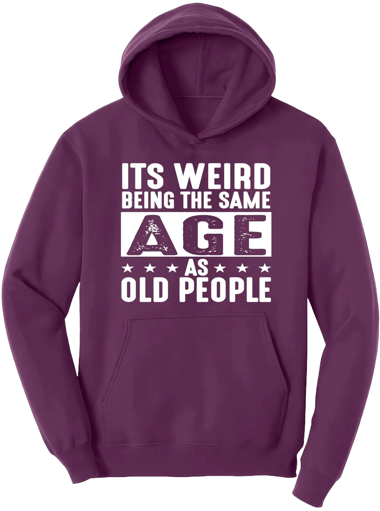 Its weird being the same age as old people