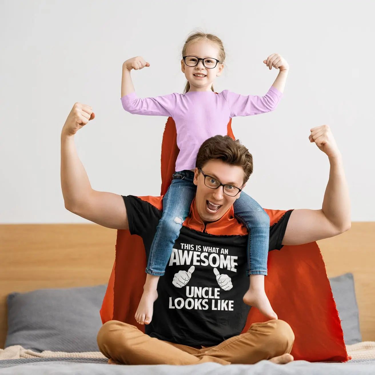 THIS IS WHAT AN AWESOME UNCLE LOOKS LIKE