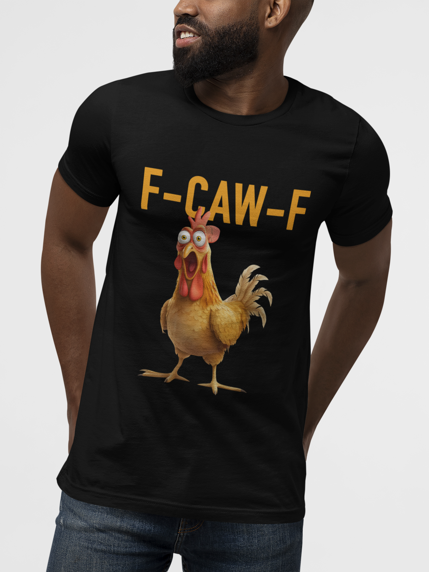F-CAW-F Funny Rooster T-Shirt