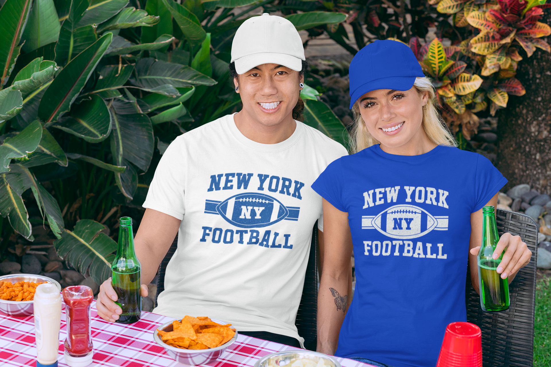 New York Football Team Blue